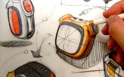 設計概念表達：手繪草圖-深圳工業設計